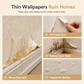 🏠 LIMITED-TIME 50% OFF ✨ Thickened Non-Woven Wallpaper — 3D Textured Stripe, Peel & Stick, Cozy Upgrade