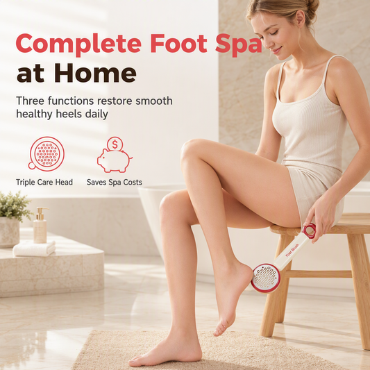 🦶 LIMITED-TIME 50% OFF ✨ 3-in-1 Foot Callus Remover — Stainless Steel File, Toe Scrub & Pumice