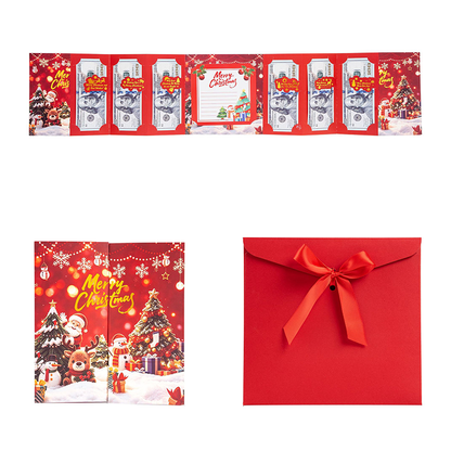 ❄️ Xmas Early Bird: 50% OFF Festive Cash Gift Holder!