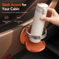 🚗 LIMITED-TIME 50% OFF ☕ Foldable Car Door Cup Holder — Large Diameter, Premium Faux Leather, Clip-On