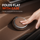 🚗 LIMITED-TIME 50% OFF ☕ Foldable Car Door Cup Holder — Large Diameter, Premium Faux Leather, Clip-On