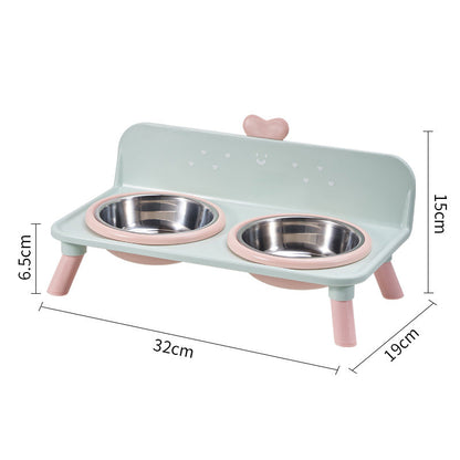 🐾 LIMITED-TIME 50% OFF 🍽️ Elevated Pet Double Bowls — Detachable, Ergonomic, Neck-Friendly