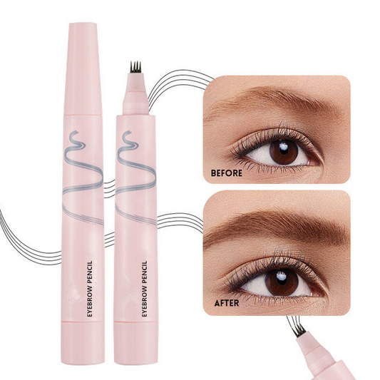 💄 LIMITED-TIME 50% OFF ✨ 4-Prong Eyebrow Pencil — Natural Hair-Like Strokes, Waterproof, 24H Wear