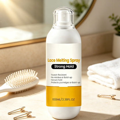 💇‍♀️ LIMITED-TIME 50% OFF ✨ Lace Melting Spray — 24H Extreme Hold, Scalp Comfort, Humidity Resistant