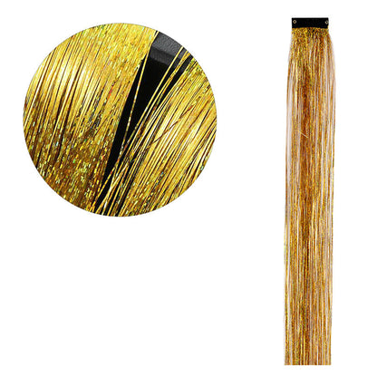 ✨ LIMITED-TIME 50% OFF 💇‍♀️ Clip-in Hair Tinsel — Instant Sparkle, Secure Clip, No Dye Needed