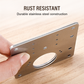 🔧 LIMITED-TIME 50% OFF 🚪 Stainless Steel Hinge Repair Plate — Fix Loose Cabinet Doors Fast, No Replacement