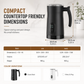 ☕ LIMITED-TIME 50% OFF 🥛 400W Electric Milk Frother — Hot & Cold Foam, Magnetic Whisk, Cafe Quality