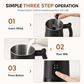 ☕ LIMITED-TIME 50% OFF 🥛 400W Electric Milk Frother — Hot & Cold Foam, Magnetic Whisk, Cafe Quality