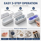 🔋 LIMITED-TIME 50% OFF ✨ Ultrasonic Cleaner — Sonic Cavitation, 300ml, Cordless & Rechargeable
