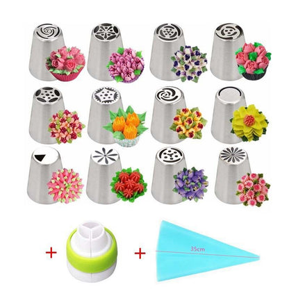 🏃 50% OFF WHILE STOCKS LAST 🎁Variety of Nozzles — Create Stunning Floral Bouquets on Every Cake