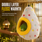 🐦 LIMITED-TIME 50% OFF 🥚 Hanging Cotton Bird Nest Hammock — Egg-Shaped, Double-Layer Fleece, Warm Winter Hideout