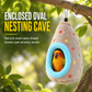 🐦 LIMITED-TIME 50% OFF 🥚 Hanging Cotton Bird Nest Hammock — Egg-Shaped, Double-Layer Fleece, Warm Winter Hideout