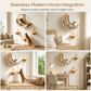 🐱 LIMITED-TIME 50% OFF 🌙 Wall-Mounted Cat Climbing Frame — 3 Steps, Moon Hammock, Sisal Mat, Solid Wood