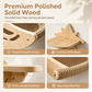 🐱 LIMITED-TIME 50% OFF 🌙 Wall-Mounted Cat Climbing Frame — 3 Steps, Moon Hammock, Sisal Mat, Solid Wood