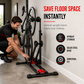 🚲 LIMITED-TIME 50% OFF 🅿️ Foldable Bicycle Floor Parking Stand — Double Pole U-Shaped, Space-Saving