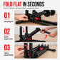 🚲 LIMITED-TIME 50% OFF 🅿️ Foldable Bicycle Floor Parking Stand — Double Pole U-Shaped, Space-Saving