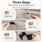 🕶️ LIMITED-TIME 50% OFF 🚗 Car Sunglasses Holder — Magnetic Leather Clip, Ticket Card Mount