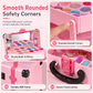 💄 LIMITED-TIME 50% OFF 👑 Kids Pretend Play Makeup Kit — Washable, Safe, Cantilever Vanity Case