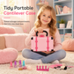 💄 LIMITED-TIME 50% OFF 👑 Kids Pretend Play Makeup Kit — Washable, Safe, Cantilever Vanity Case