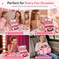 💄 LIMITED-TIME 50% OFF 👑 Kids Pretend Play Makeup Kit — Washable, Safe, Cantilever Vanity Case