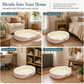 💤 MASSIVE 50% SAVINGS  🐾 Cozy Oval Pet Bed — Plush Fleece, Moisture-Proof & Scratch Resistant