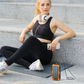 🔋 LIMITED-TIME 50% OFF ☀️ Solar Power Bank — Built-In Cables, Flashlight, 20000mAh