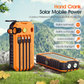🔋 LIMITED-TIME 50% OFF ☀️ Solar Power Bank — Built-In Cables, Flashlight, 20000mAh