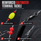 ⏳Time-Limited Special⏰Pre-Tied Surf Fishing Rigs: High-Buoyancy Floats, Forged Circle Hooks, 90lb Leader, Ready to Use