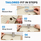 💧 LIMITED-TIME 50% OFF 🧽 Silicone Faucet Splash Guard Mat — Drain Fast, Cuttable