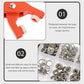 🧷 50% OFF TODAY ONLY ✨ Sew-Free Snap Fastener Plier Kit — No Needle, No Thread