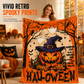 🎃 50% OFF TODAY ONLY ✨ Retro Halloween Skull Flannel Throw — Cozy Warmth for Home & Naps