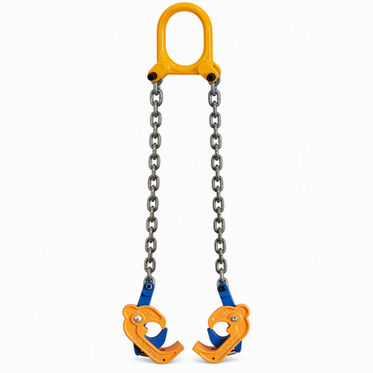 🏗️ LIMITED-TIME 50% OFF 🔗 Heavy Duty Drum Lifting Clamp — G80 Chains, Auto Gravity Grip