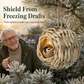 🐦 LIMITED-TIME 50% OFF 🌿 Handwoven Straw Bird Nest — Round Opening, Garden Decor