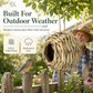 🐦 LIMITED-TIME 50% OFF 🌿 Handwoven Straw Bird Nest — Round Opening, Garden Decor