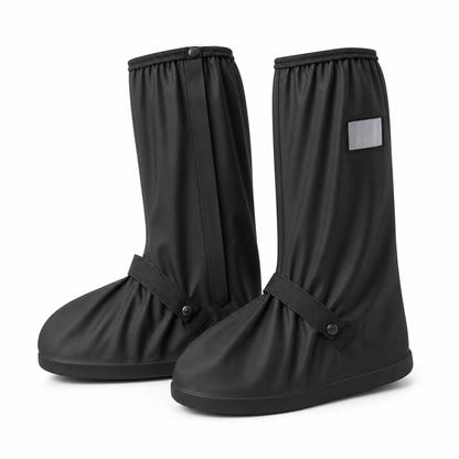🌧️✨ LIMITED-TIME 50% OFF! Waterproof High-Top Rain Shoe Covers — Non-Slip, Reflective, 42cm Tall 👟