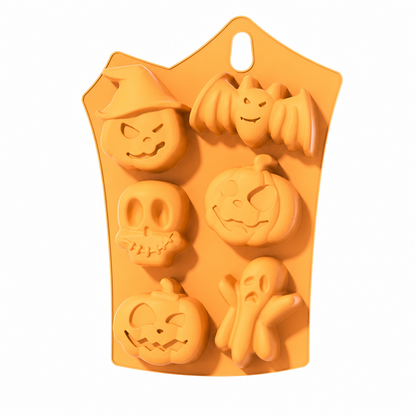 🎃 LIMITED-TIME 50% OFF 👻 Halloween Silicone Baking Mold — Spooky Treats Made Easy 🍬