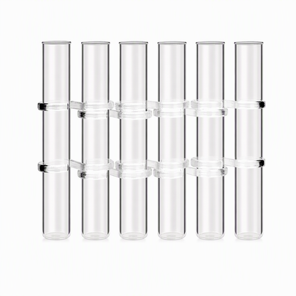 🌷 Limited-Time 50% Off ✨ Clear Glass Test Tube Vase Set — Cleaning Brush & Hydroponic Station 🪴