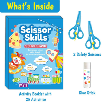 ✂️ 50% OFF NOW ✨ Kids Scissor Skills Activity Book Set — 3 Levels, Cut & Create 🎨