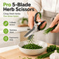 🌿 LIMITED-TIME 50% OFF ✨ 5-Blade Kitchen Herb Scissors — Fast, Even Chopping 🔪