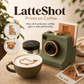☕ 50% OFF NOW ✨ Retro Coffee Art Camera — 30 Stencils for Latte Art 📸