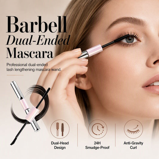 🎁 2026 New Arrivals 50% Off 💥 Double-Ended Waterproof Volumizing Mascara — 2mm Precision Brush ✨