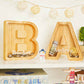 🐷 Limited-Time 50% Off ✨ Personalized Wooden Piggy Bank for Kids — Free Name Sticker 🎁