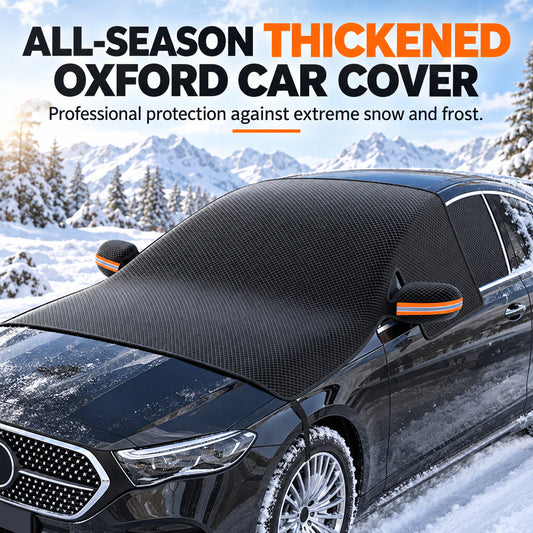 ❄️ 50% Off Now 🚗 Thickened Oxford Windshield Cover — Magnetic Edges & All-Season Protection ☀️