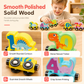 🚂 50% Off Now ✨ Magnetic Wooden Number Train — Counting Fun for Ages 3+ 🎁