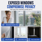 🪟 50% Off Now ✨ Frosted Glass Privacy Coating Kit — Roll-On & Water-Based 🏠