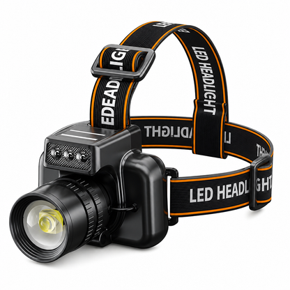 🎉 Limited-Time Offer! 🔦 Super Bright Rechargeable Headlamp – Motion Sensor & Zoomable ✨