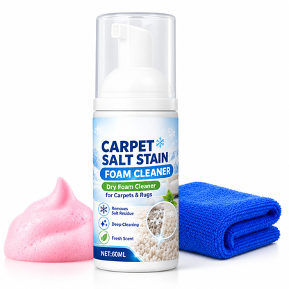 🎉 50% OFF Limited Time! 🧼 Carpet Salt Stain Foam Cleaner – Dry Foam, No Soaking ✨