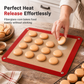 🎉 Limited-Time Offer! 🍪 Silicone Baking Mat – Non-Stick & Snap-Up Leak-Resistant Tray ✨