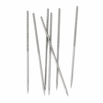 🎉 Limited-Time Offer! 🧵 25PCS Knurled Head Sewing Needles – Fix Pulled Loops & Hemming ✨
