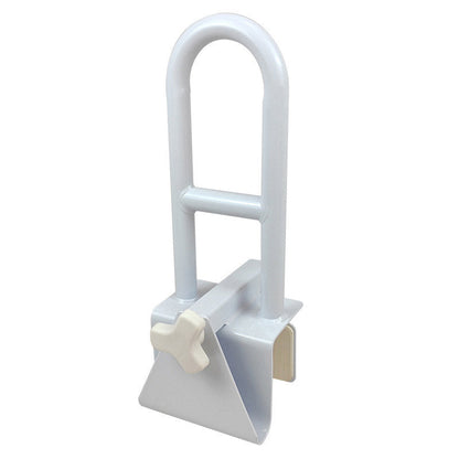 🎉 Time-Limited Offer! 🛁 Adjustable Bathtub Safety Rail – Clamp-On, No Drilling, Rubber-Lined Grip, Fits Most Tubs, Easy Install ✨